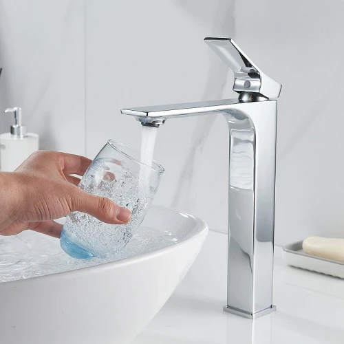 Смеситель для раковины Shevanik S6111 цвет Хром