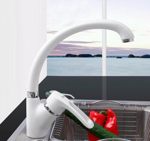 Смеситель для кухни Frap F4166-8 Белый