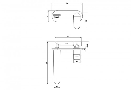 Смеситель для раковины Aquatek Ника AQ1813BGM цвет Оружейная сталь