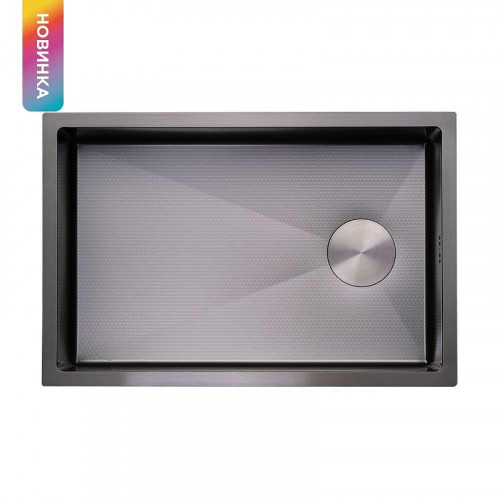 Кухонная мойка Seaman Eco Marino 68 SMN-6845T-GL цвет Светлая оружейная сталь