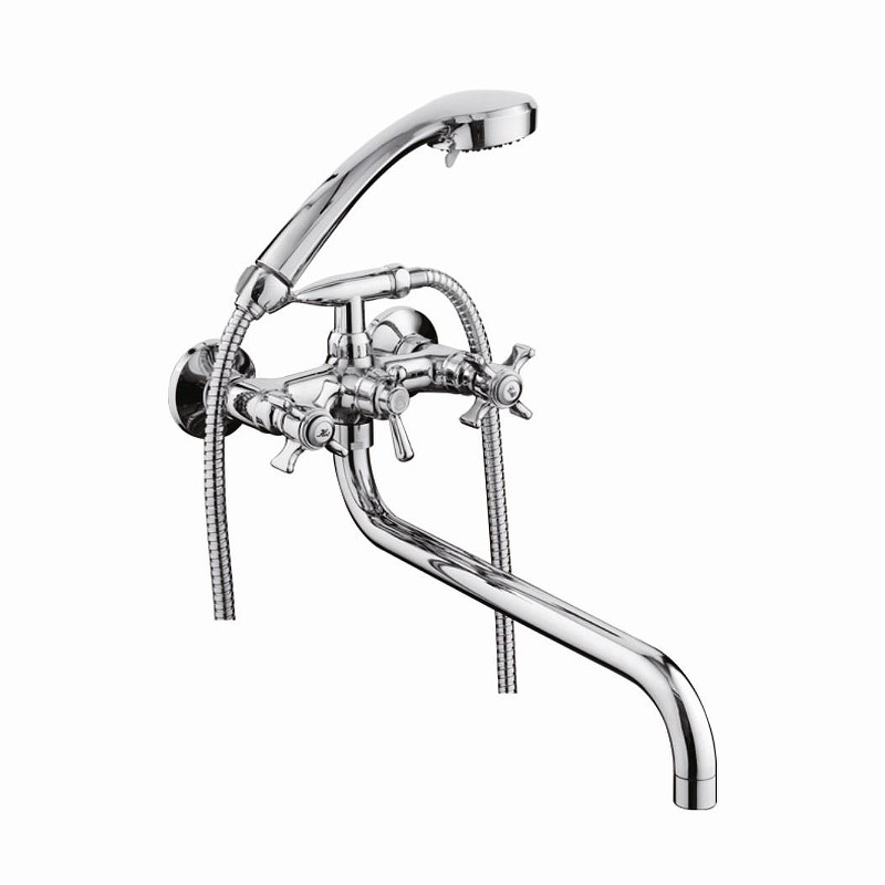 Смеситель для ванны D-Lin D145807-6 универсальный цвет  Хром