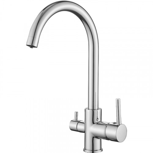 Смеситель для кухни Belz B801 B76801 Хром латунь