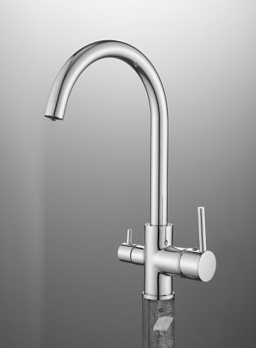 Смеситель для кухни Belz B801 B76801 Хром латунь