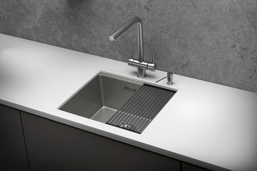 Кухонная мойка Granula Kitchen Space 50 5045U цвет Сталь матовая
