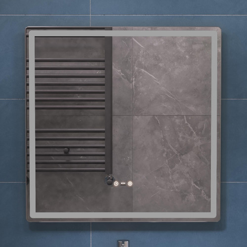 Зеркало Vigo Geometry Step 70 233 с подсветкой c сенсорным выключателем с диммером и подогревом
