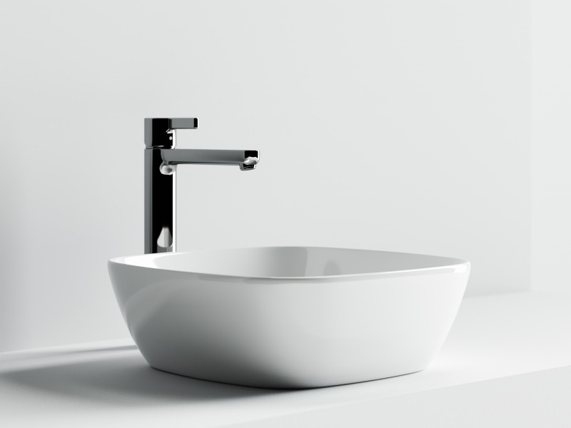Раковина-чаша Ceramicanova Element 40 CN5006 Белая фаянс накладная