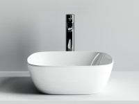Раковина-чаша Ceramicanova Element 40 CN5006 Белая фаянс накладная