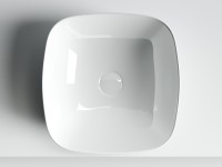 Раковина-чаша Ceramicanova Element 40 CN5006 Белая фаянс накладная