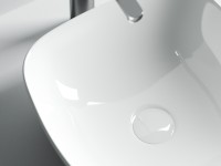Раковина-чаша Ceramicanova Element 40 CN5006 Белая фаянс накладная