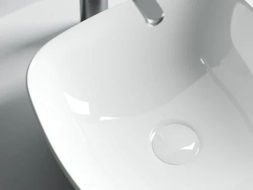 Раковина-чаша Ceramicanova Element 40 CN5006 Белая фаянс накладная