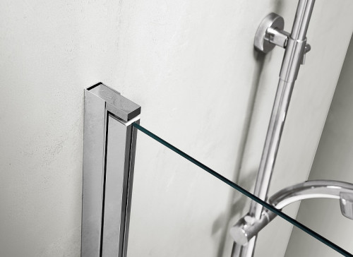 Шторка на ванну Aquatek 80х150 AQ DEL SBA 08015CH профиль Хром стекло прозрачное
