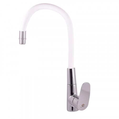Смеситель для кухни Rav Slezak Amur AM719.5/10B цвет Белый Хром
