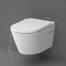 Унитаз биде AM.PM Inspire CleanCare CCC501700SC подвесной с сиденьем Микролифт фарфор подвесной