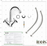 Смеситель для раковины Iddis Copter COPSB00i01 Хром на столешницу