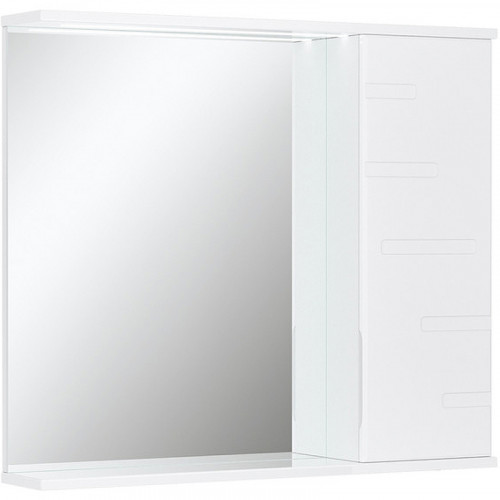 Зеркало со шкафом Volna Joli 80 R zsJOLI80.R-01 с подсветкой Белое