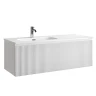 Тумба под раковину Sancos Snob R 1.0 120 L SNR1.0120LW подвесная цвет Bianco