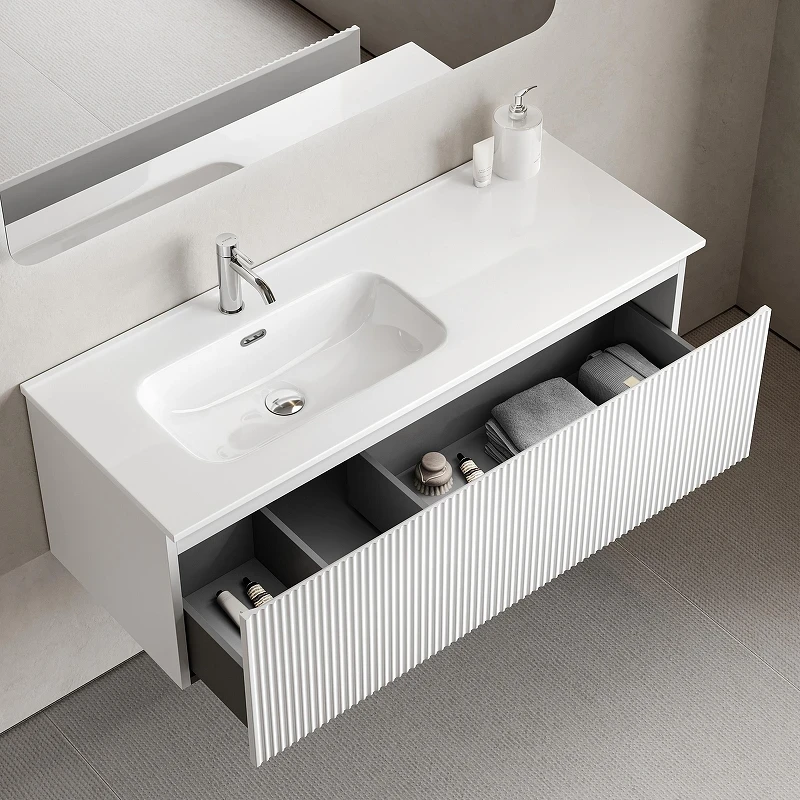 Тумба под раковину Sancos Snob R 1.0 120 L SNR1.0120LW подвесная цвет Bianco