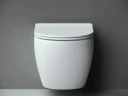 Комплект унитаза с инсталляцией Ceramicanova Metropol CN4002_1001CH_1000 с сиденьем Микролифт и клавишей смыва Хром глянцевый фарфор подвесной