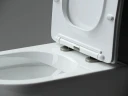 Комплект унитаза с инсталляцией Ceramicanova Metropol CN4002_1001CH_1000 с сиденьем Микролифт и клавишей смыва Хром глянцевый фарфор подвесной