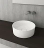 Раковина-чаша Bocchi Vessel 38 1174-001-0125 Белая глянцевая фарфор накладная