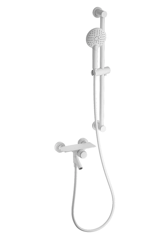 Смеситель для ванны Wonzon & Woghand Click WW-FE05L222-MW цвет Белый матовый