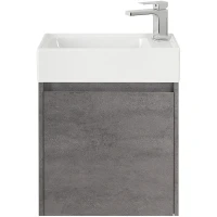Тумба под раковину BelBagno Kraft Mini 50 R KRAFT MINI-500/260-1A-SO-CG-R подвесная Cemento Grigio МДФ / ЛДСП