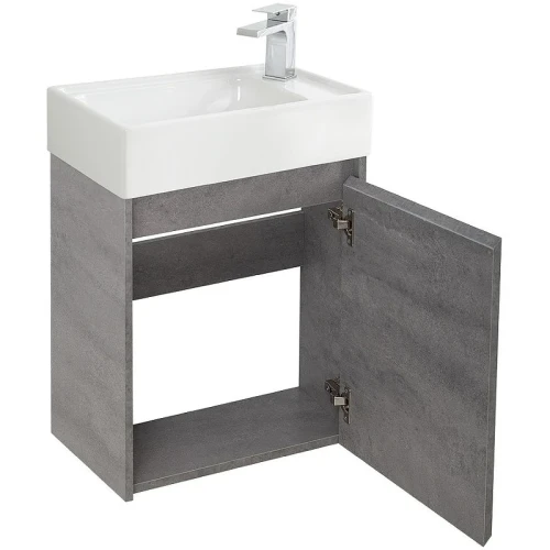 Тумба под раковину BelBagno Kraft Mini 50 R KRAFT MINI-500/260-1A-SO-CG-R подвесная Cemento Grigio МДФ / ЛДСП