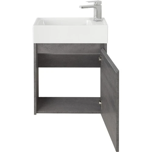 Тумба под раковину BelBagno Kraft Mini 50 R KRAFT MINI-500/260-1A-SO-CG-R подвесная Cemento Grigio МДФ / ЛДСП
