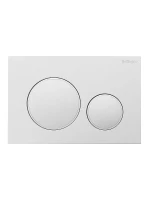 Клавиша смыва BelBagno BB-17C-BL цвет Белый глянцевый