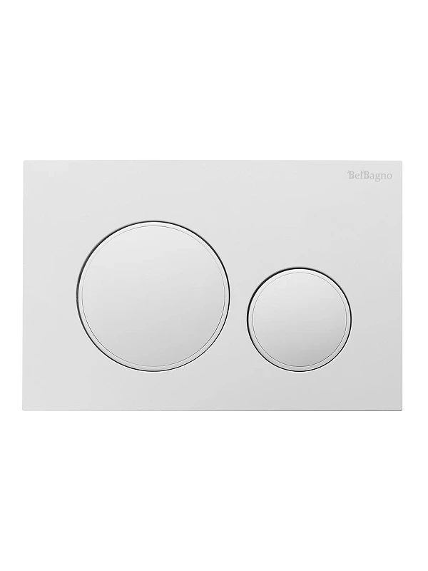 Клавиша смыва BelBagno BB-17C-BL цвет Белый глянцевый