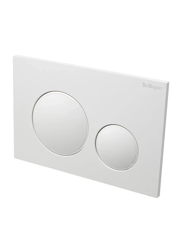 Клавиша смыва BelBagno BB-17C-BL цвет Белый глянцевый