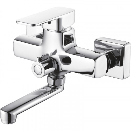 Смеситель для ванны D-Lin D147368-1 Хром силумин на стену