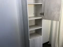 Шкаф пенал Comforty Верона 35 00004137140 подвесной Дуб белый МДФ / ЛДСП