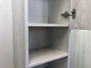 Шкаф пенал Comforty Верона 35 00004137140 подвесной Дуб белый МДФ / ЛДСП