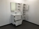 Шкаф пенал Comforty Верона 35 00004137140 подвесной Дуб белый МДФ / ЛДСП