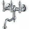 Смеситель для ванны Caprigo Adria-Classic Metal Edition 03M-518-crm Хром латунь на стену