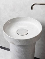 Раковина-чаша Boheme Corian 40 801-GR Amani Grigio искусственный камень (литьевой мрамор) накладная