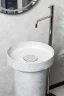 Раковина-чаша Boheme Corian 40 801-GR Amani Grigio искусственный камень (литьевой мрамор) накладная