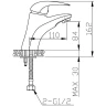 Смеситель для раковины Agger Proud A0802100