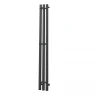 Электрический полотенцесушитель APEXTERMO Sirius 1100x120 SR10112GF с крючками цвет Графит металлик