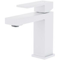 Смеситель для раковины Royce Calypso RCM-120201WH Белый матовый латунь