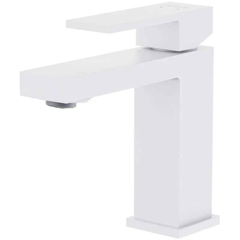 Смеситель для раковины Royce Calypso RCM-120201WH Белый матовый латунь