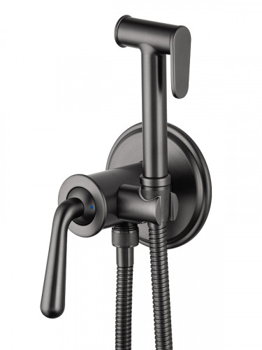 Гигиенический душ со смесителем Wonzon &amp; Woghand Steam WW-88829008-BGM цвет Темный графит