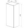 Подвесной шкаф Lemark Veon 35 LM01V35PL Белый глянец МДФ / ЛДСП