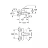 Смеситель для ванны Grohe Eurostyle Cosmopolitan 33591002 Хром латунь на стену