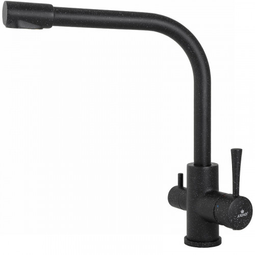 Смеситель для кухни Kaiser Merkur 26044-12 Черный мрамор латунь