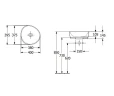 Раковина Villeroy&Boch Antao 40 4A7240R7 цвет Черный