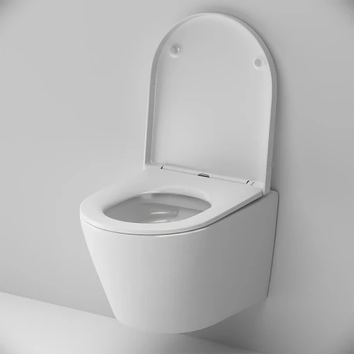 Комплект унитаза с инсталляцией AM.PM Sense FlashClean IS110101.741701 с сиденьем Микролифт и Белой глянцевой клавишей смыва фарфор подвесной