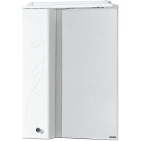 Зеркало со шкафом Aquaton Лиана 60 L 1A162702LL01L с подсветкой Белое