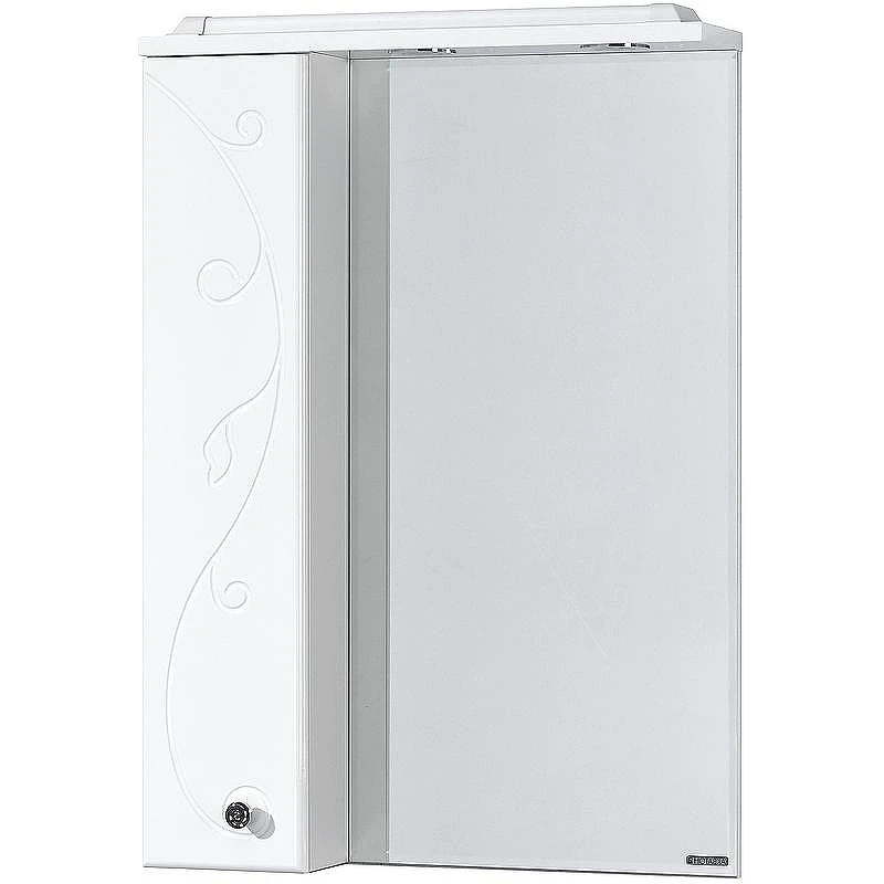 Зеркало со шкафом Aquaton Лиана 60 L 1A162702LL01L с подсветкой Белое
